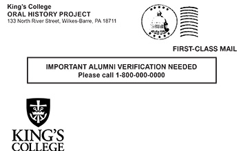 postcard from king's college