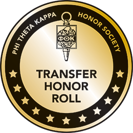 PTK transfer honor roll emblem